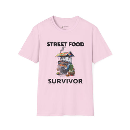 Street Food Survivor T-Shirt — Funny Food Cart Lover Tee