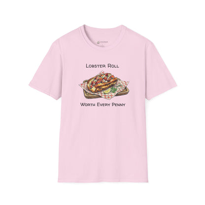 Lobster Roll Worth Every Penny T-Shirt — Seafood Lover Graphic Tee