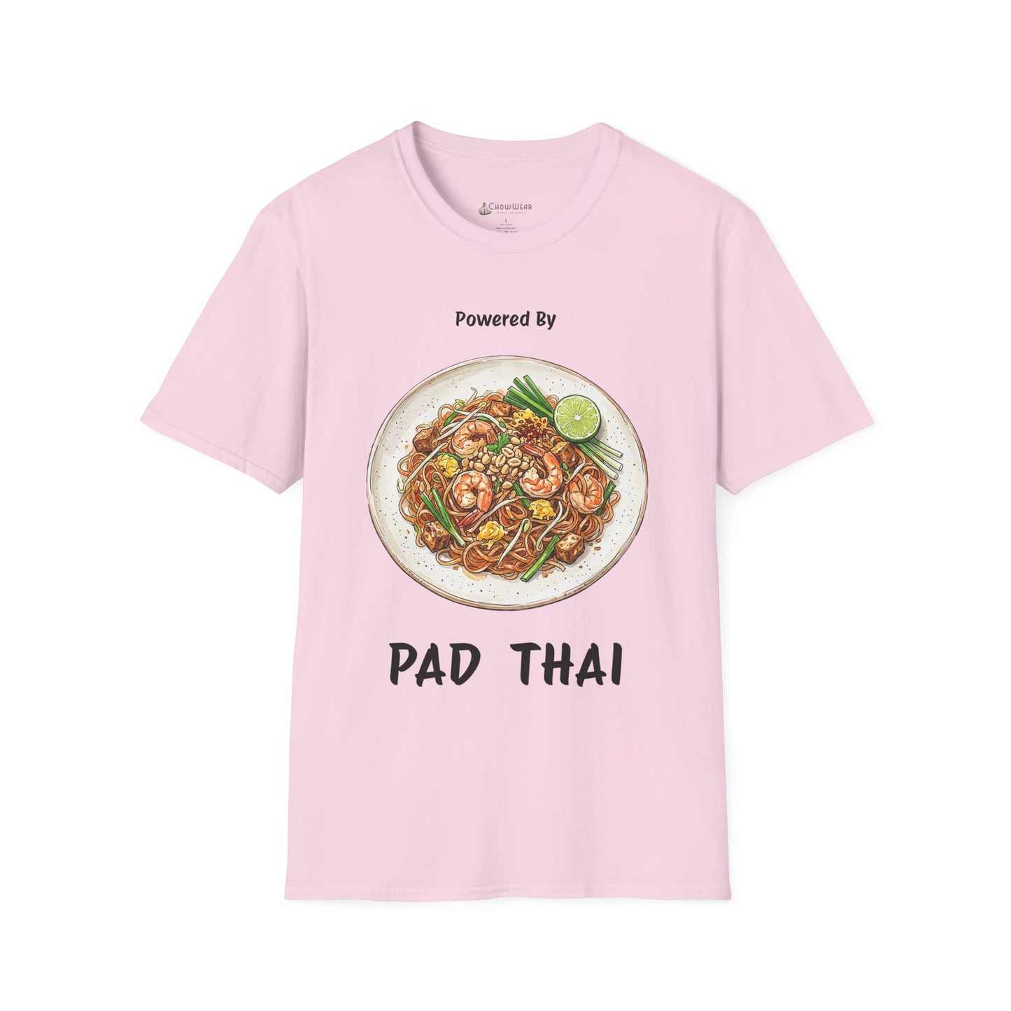 Pad Thai T-Shirt — "Powered By Pad Thai" Graphic Tee
