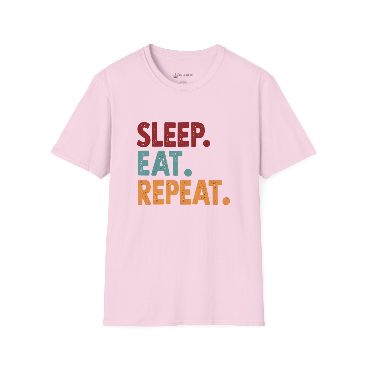 Sleep. Eat. Repeat. T-Shirt — Retro Foodie Tee