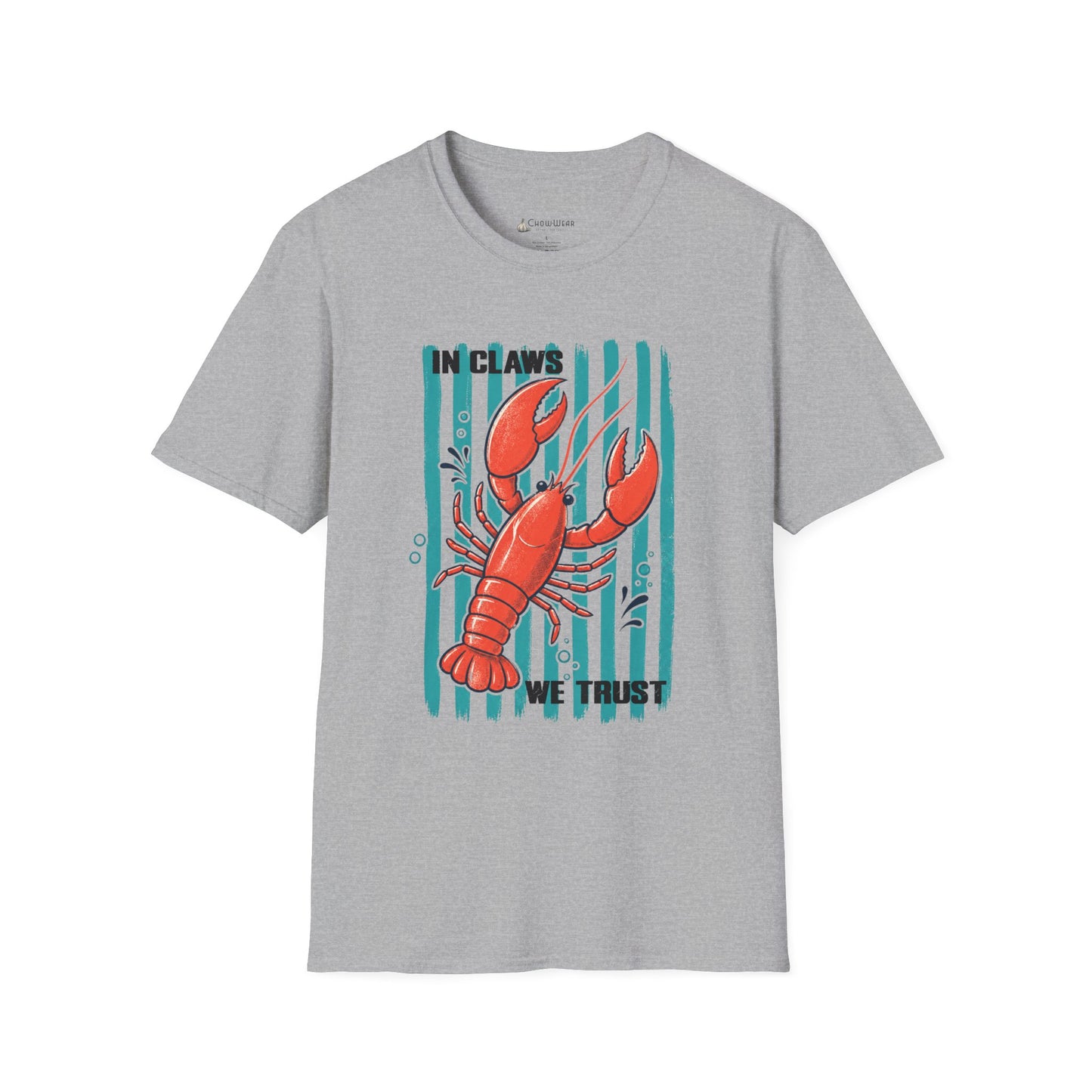 Lobster “In Claws We Trust” Seafood Lover T-Shirt