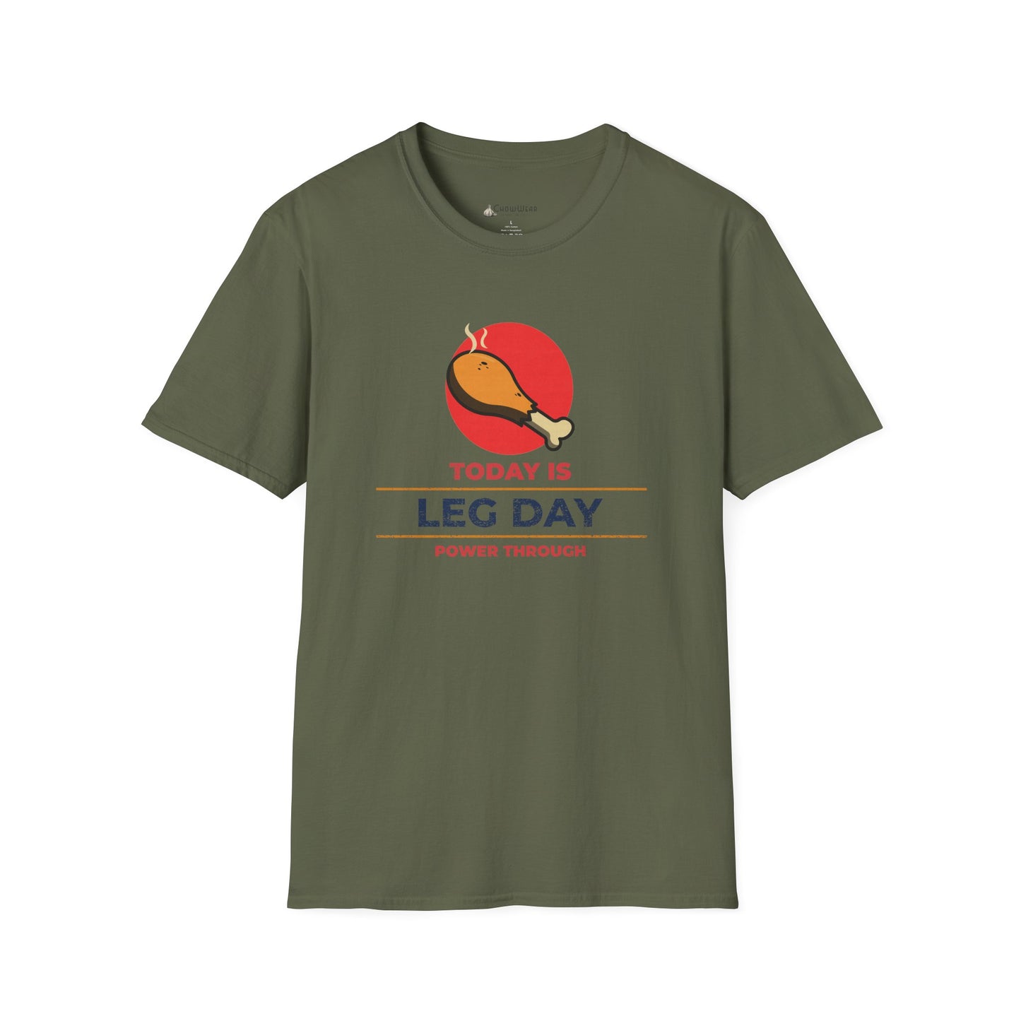 Leg Day T-Shirt - "Today is Leg Day" Fitness Workout Tee