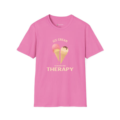 Ice Cream Is Cheaper Than Therapy T-Shirt