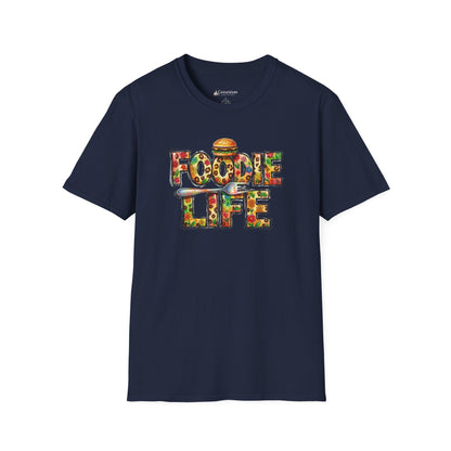 Foodie Life T-Shirt — Colorful Food Lovers Tee