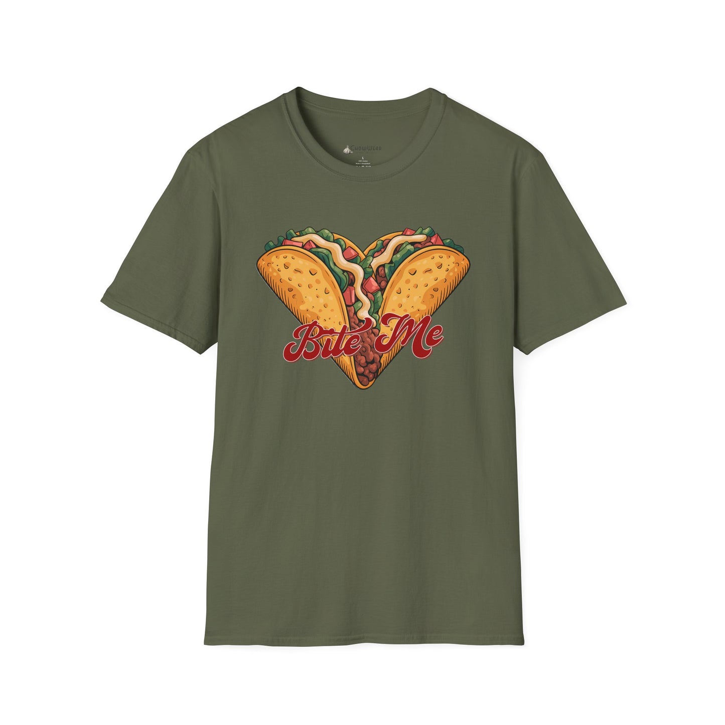 'Bite Me' Taco Lovers Mexican Foodie Street Food T-shirt