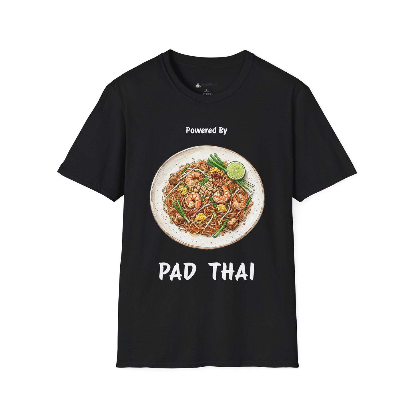 Pad Thai T-Shirt — "Powered By Pad Thai" Graphic Tee