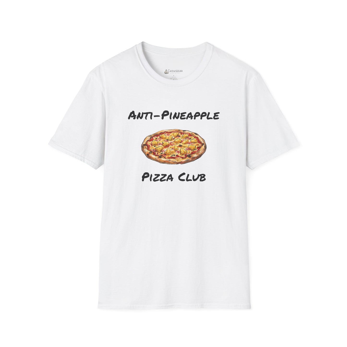 Anti-Pineapple Pizza Club T-Shirt — Funny No Hawaiian Pineapple Pizza Tee