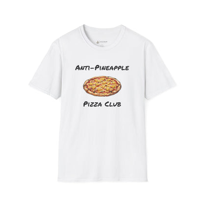 Anti-Pineapple Pizza Club T-Shirt — Funny No Hawaiian Pineapple Pizza Tee