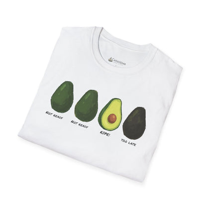 Avocado Life Cycle T-Shirt — Cute Avocado Stages Veggie Tee