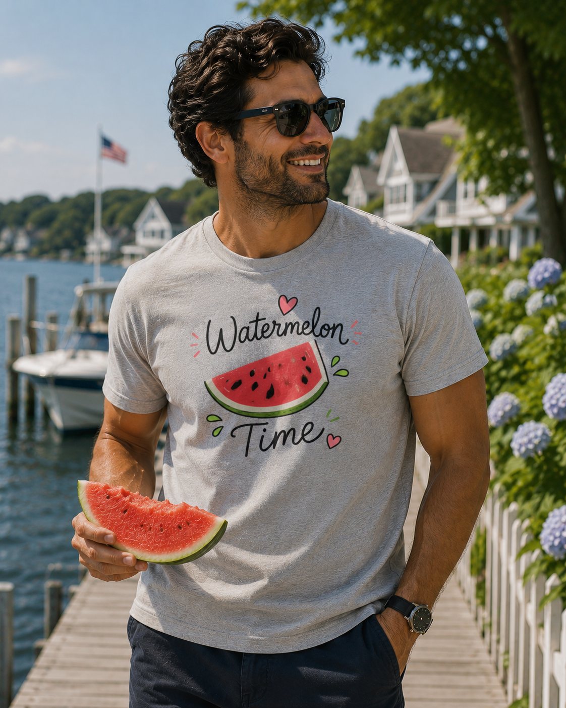 Watermelon Time T-Shirt — Cute Summer Fruit Graphic Tee